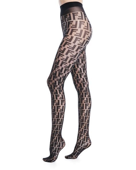 fendi logo pantyhose|Designer Stockings & Pantyhose .